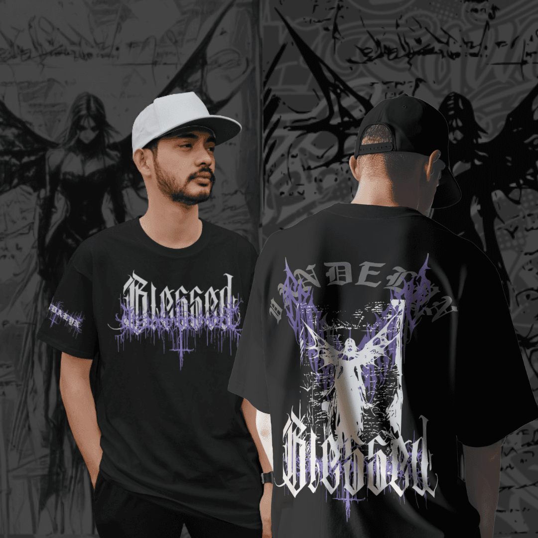 VANDELYN- Heavenly Blessed Unisex Boxy Oversized Tshirt